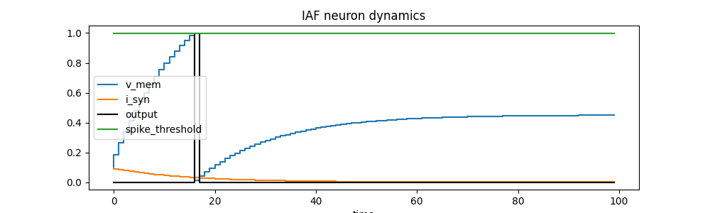 IAF neuron dynamics